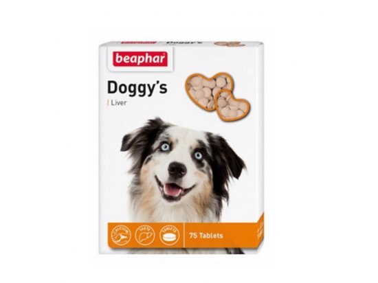 Фото - Beaphar DOGGYS LIVER лакомство с витаминами для собак лакомства Beaphar DOGGYS LIVER лакомство с витаминами для собак