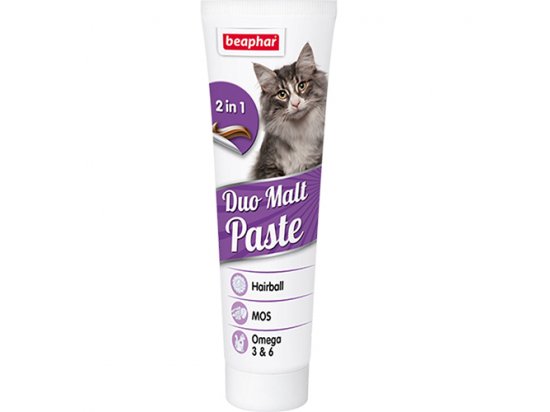 Фото - BEAPHAR Duo-Malt Paste Паста для кішок подвійної дії для виведення шерсті з кишківника ласощі BEAPHAR Duo-Malt Paste Паста для кішок подвійної дії для виведення шерсті з кишківника