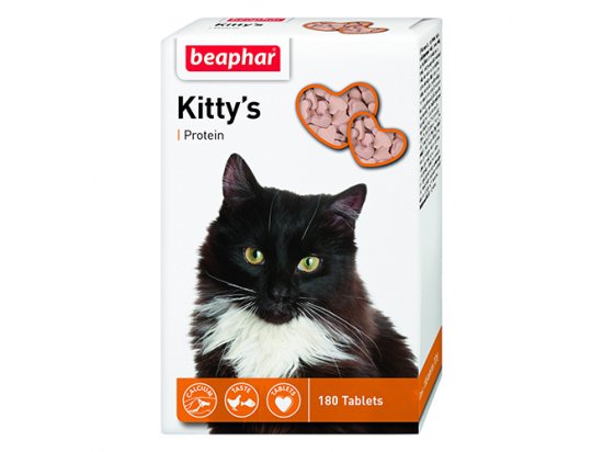 Фото 2 -  ласощі Beaphar KITTYS PROTEIN (КІТТІС ПРОТЕЇН) вітамінізовані ласощі для котів