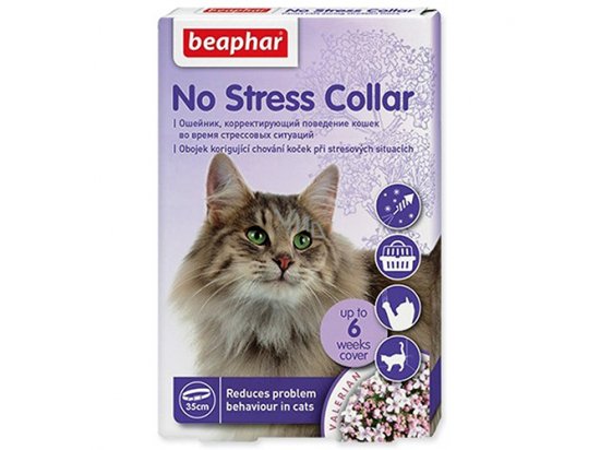 Фото - Beaphar NO STRESS (АНТИСТРЕСС) ошейник для кошек седативные препараты (успокоительные) Beaphar NO STRESS (АНТИСТРЕСС) ошейник для кошек