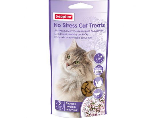 Фото - Beaphar No Stress Treats подушечки для снятия стресса у кошек лакомства Beaphar No Stress Treats подушечки для снятия стресса у кошек
