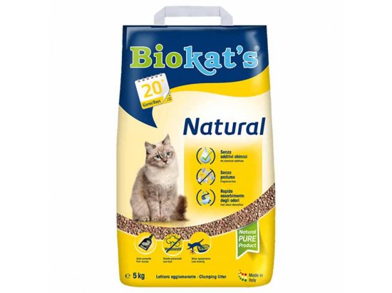 Фото - Biokats Natural NEW - Наповнювач для котячого туалету. наповнювачі Biokats Natural NEW - Наповнювач для котячого туалету.