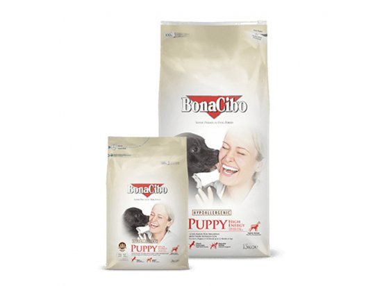 Фото - сухой корм BonaCibo PUPPY HIGH ENERGY сухой корм для активных щенков всех пород КУРИЦА И РИС