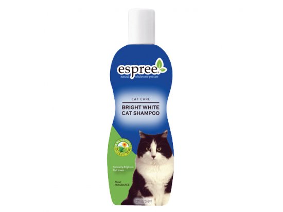Фото - ESPREE (Еспрі) BRIGHT WHITE SHAMPOO CAT Яскравий білий шампунь для котів повсякденна косметика ESPREE (Еспрі) BRIGHT WHITE SHAMPOO CAT Яскравий білий шампунь для котів