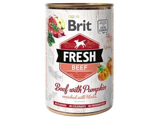 Фото - Brit Fresh Dog Beef & Pumpkin консервы для собак ГОВЯДИНА и ТЫКВА влажный корм (консервы) Brit Fresh Dog Beef & Pumpkin консервы для собак ГОВЯДИНА и ТЫКВА