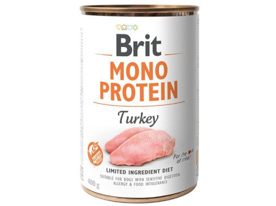 Фото - Brit Mono Protein Dog Turkey консервы для собак ИНДЕЙКА влажный корм (консервы) Brit Mono Protein Dog Turkey консервы для собак ИНДЕЙКА