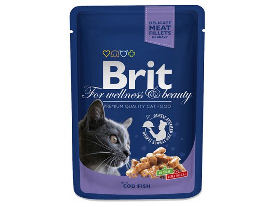Фото - Brit Premium Cat Cod Fish консервы для кошек ТРЕСКА влажный корм (консервы) Brit Premium Cat Cod Fish консервы для кошек ТРЕСКА