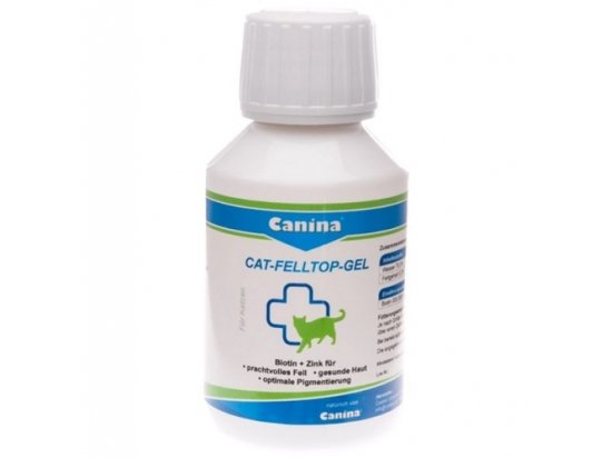 Фото - Canina (Канина) Cat Felltop Gel лечение проблем с шерстью и кожей - витамины для кошек витамины и минералы Canina (Канина) Cat Felltop Gel лечение проблем с шерстью и кожей - витамины для кошек
