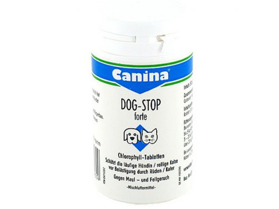 Фото - регуляция половой активности Canina (Канина) DOG-STOP Forte Tablets - средство от приставания кобелей, 60 табл.