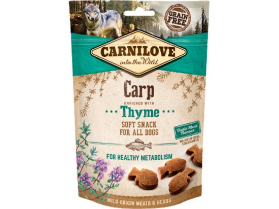 Фото - ласощі Carnilove CARP & THYME (КАРП І ЧЕБРЕЦЬ) ласощі для собак ЗДОРОВИЙ МЕТАБОЛІЗМ