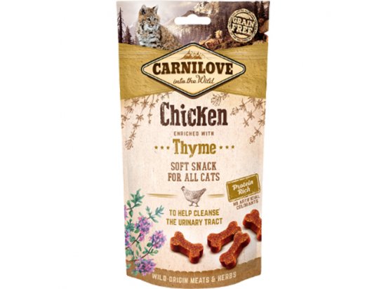 Фото - Carnilove CHICKEN & THYME лакомство для кошек КУРИЦА И ТИМЬЯН лакомства Carnilove CHICKEN & THYME лакомство для кошек КУРИЦА И ТИМЬЯН