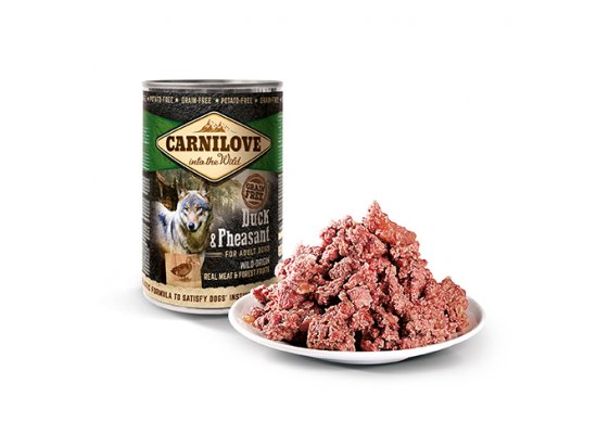 Фото - Carnilove DUCK & PHEASANT консерви для собак (качка/фазан), 400 г вологий корм (консерви) Carnilove DUCK & PHEASANT консерви для собак (качка/фазан), 400 г