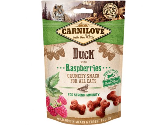 Фото - Carnilove DUCK & RASPBERRIES (УТКА И МАЛИНА) лакомство для кошек УКРЕПЛЕНИЕ ИММУНИТЕТА лакомства Carnilove DUCK & RASPBERRIES (УТКА И МАЛИНА) лакомство для кошек УКРЕПЛЕНИЕ ИММУНИТЕТА