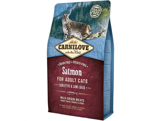 Фото - сухий корм Carnilove SALMON ADULT SENSITIVE (ЕДАЛТ ЛОСОСЬ СЕНСЕТІВ) корм для котів