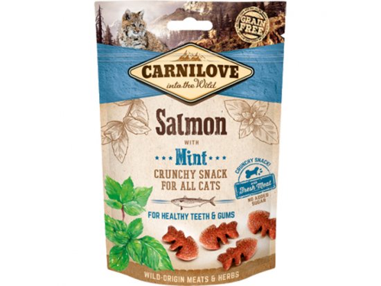 Фото - Carnilove SALMON & MINT ласощі для котів ЛОСОСЬ І М'ЯТА ласощі Carnilove SALMON & MINT ласощі для котів ЛОСОСЬ І М'ЯТА