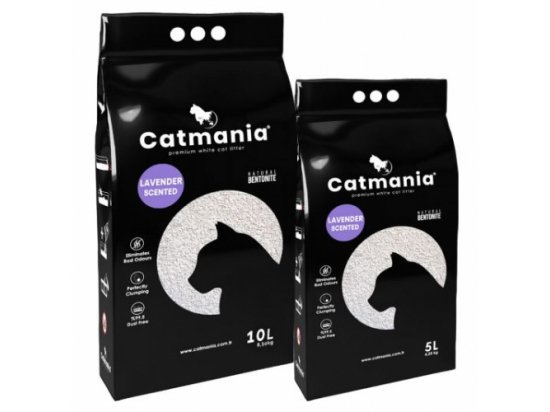 Фото - Catmania ЛАВАНДА комкующийся наполнитель для кошачьих туалетов, фиолетовые гранулы наполнители Catmania ЛАВАНДА комкующийся наполнитель для кошачьих туалетов, фиолетовые гранулы