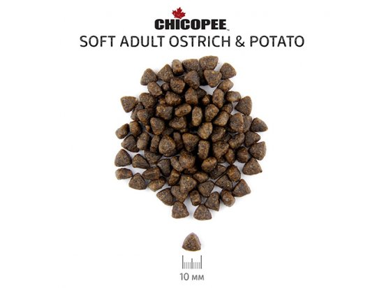 Фото - сухой корм Chicopee HNL SOFT ADULT OSTRICH & POTATO полувлажный беззерновой корм для собак всех пород СТРАУС И КАРТОФЕЛЬ