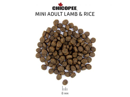 Фото - сухий корм Chicopee CNL ADULT MINI LAMB & RICE сухий корм для собак дрібних порід Ягня та рис