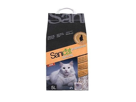 Фото - Sanicat (Саникет) Professional Clumping - комкующийся наполнитель для кошачьего туалета без запаха, 5 л наполнители Sanicat (Саникет) Professional Clumping - комкующийся наполнитель для кошачьего туалета без запаха, 5 л