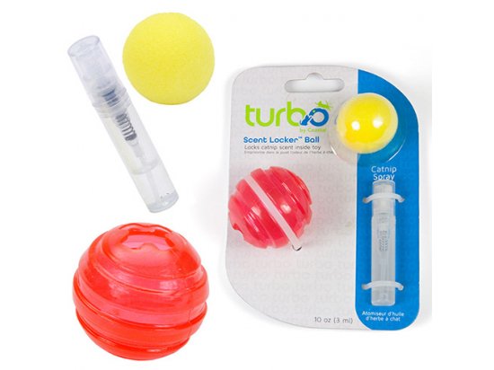 Фото - Coastal (Костал) TURBO SCENT LOCKET BALL (СЕНТ ЛОКЕР БОЛ) іграшка для котів, м'яч з котячою м'ятою іграшки Coastal (Костал) TURBO SCENT LOCKET BALL (СЕНТ ЛОКЕР БОЛ) іграшка для котів, м'яч з котячою м'ятою