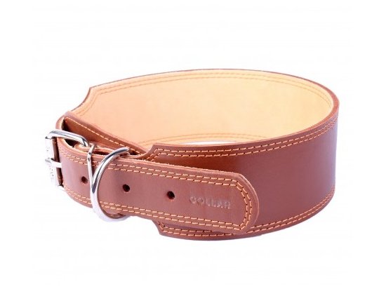 Фото 2 -  амуніція Collar Кожаный ошейник для собак ШИРОКИЙ, длина 52-64 см, ширина 60 мм