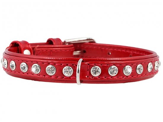 Фото 3 -  амуніція Collar Brilliance Нашийник для собак лакований зі стразами, 30-39 см