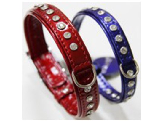 Фото 2 -  амуніція Collar Brilliance Нашийник для собак лакований зі стразами, 30-39 см