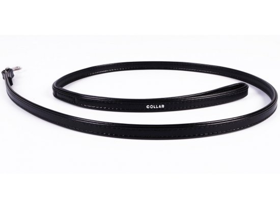 Фото - Collar Brilliance - Поводок для собак премиум класса, лакированная кожа ЧЕРНЫЙ амуниция Collar Brilliance - Поводок для собак премиум класса, лакированная кожа ЧЕРНЫЙ