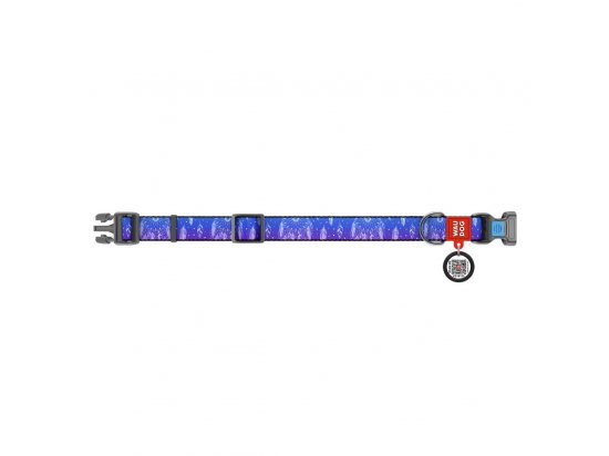 Фото 2 -  амуниция Collar WAUDOG Nylon ошейник c QR паспортом, пластиковый фастекс, ЛОВЕЦ СНОВ