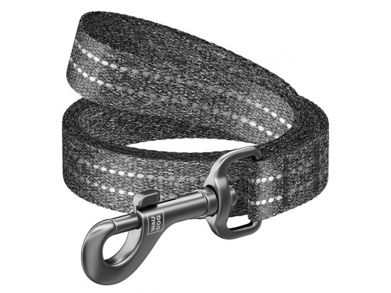 Фото - Collar WAUDOG Re-cotton, поводок из восстановленного хлопка, СЕРЫЙ амуниция Collar WAUDOG Re-cotton, поводок из восстановленного хлопка, СЕРЫЙ