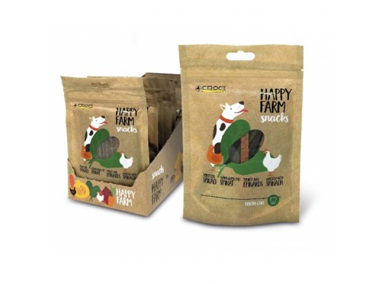 Фото 3 -  ласощі Croci HAPPY FARM ласощі для собак - філе КУРИЦІ зі ШПІНАТОМ
