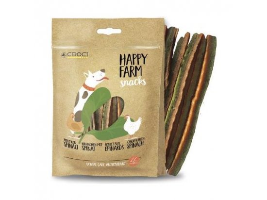 Фото - Croci HAPPY FARM ласощі для собак - філе КУРИЦІ зі ШПІНАТОМ ласощі Croci HAPPY FARM ласощі для собак - філе КУРИЦІ зі ШПІНАТОМ