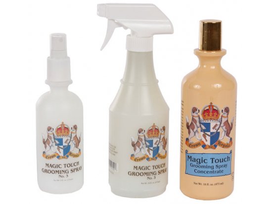 Фото 3 -  выставочная косметика Crown Royale MAGIC TOUCH № 3 - финальный спрей для густой и жесткой шерсти собак