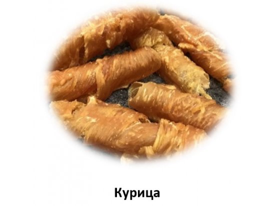 Фото 2 -  лакомства Gimdog Superfood мясные спиральки для собак КУРИЦА