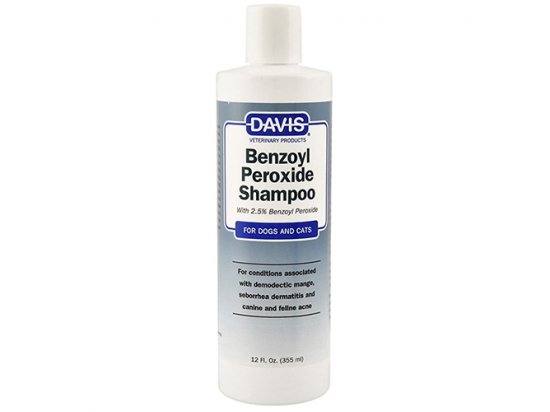 Фото - Davis BENZOYL PEROXIDE SHAMPOO шампунь для собак и котов с демодекозом лечебная косметика Davis BENZOYL PEROXIDE SHAMPOO шампунь для собак и котов с демодекозом