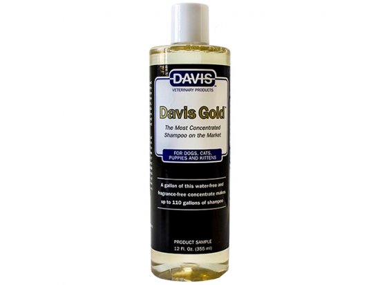 Фото - Davis GOLD SHAMPOO шампунь суперконцентрований для собак та котів повсякденна косметика Davis GOLD SHAMPOO шампунь суперконцентрований для собак та котів