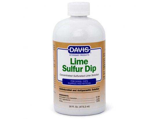 Фото - Davis LIME SULFUR DIP антимікробний та антипаразитарний засіб для собак та котів, концентрат від бліх та кліщів Davis LIME SULFUR DIP антимікробний та антипаразитарний засіб для собак та котів, концентрат