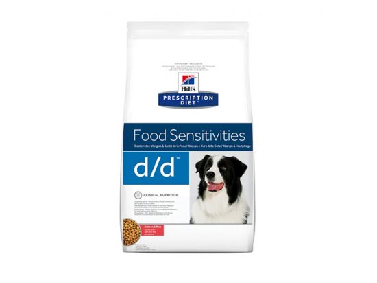 Фото - Hill's Prescription Diet d/d Food Sensitivities корм для собак с лососем и рисом ветеринарные корма Hill's Prescription Diet d/d Food Sensitivities корм для собак с лососем и рисом