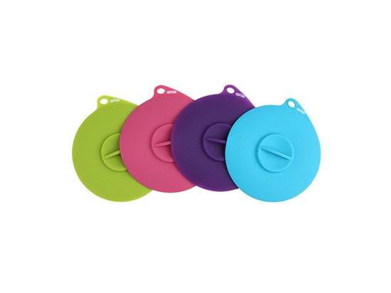 Фото 2 -  миски, напувалки, фонтани DEXAS Flexible Suction Lid - Кришка гнучка герметична для консерв, сірий