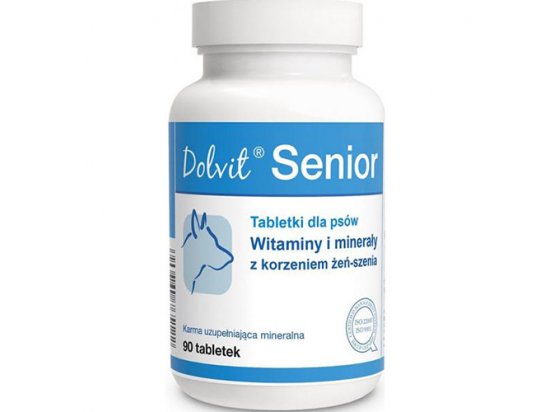 Фото - витамины и минералы Dolfos (Дольфос) DOLVIT SENIOR PLUS (ДОЛВИТ СЕНЬОР ПЛЮС) витаминно-минеральный комплекс для пожилых собак