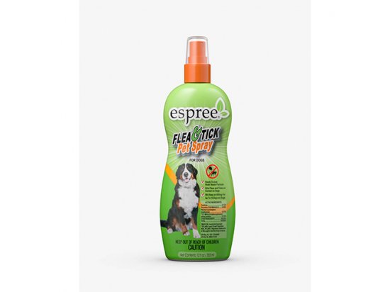 Фото - ESPREE (Еспрі) Flea & Tick Pet Spray Спрей від бліх та кліщів для собак від 6-ти місяців від бліх та кліщів ESPREE (Еспрі) Flea & Tick Pet Spray Спрей від бліх та кліщів для собак від 6-ти місяців
