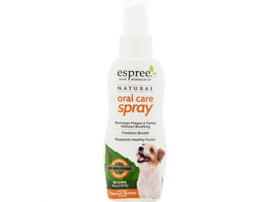 Фото - Espree NATURAL ORAL CARE SPRAY спрей для догляду за зубами з арахісовою олією для собак повсякденна косметика Espree NATURAL ORAL CARE SPRAY спрей для догляду за зубами з арахісовою олією для собак