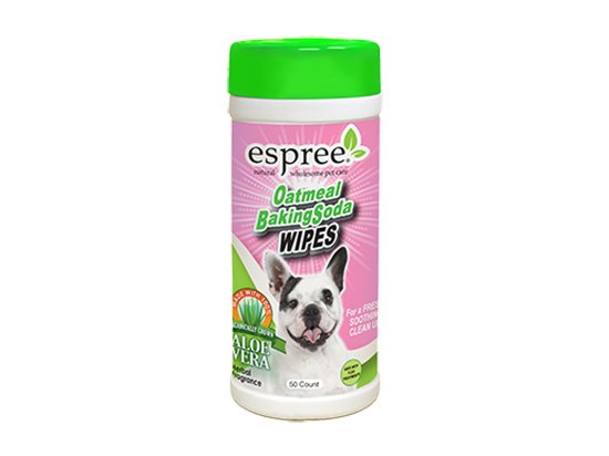 Фото - ESPREE (Эспри) Oatmeal Baking Soda Wipes - Влажные салфетки с пищевой содой и протеинами овса для собак повседневная косметика ESPREE (Эспри) Oatmeal Baking Soda Wipes - Влажные салфетки с пищевой содой и протеинами овса для собак