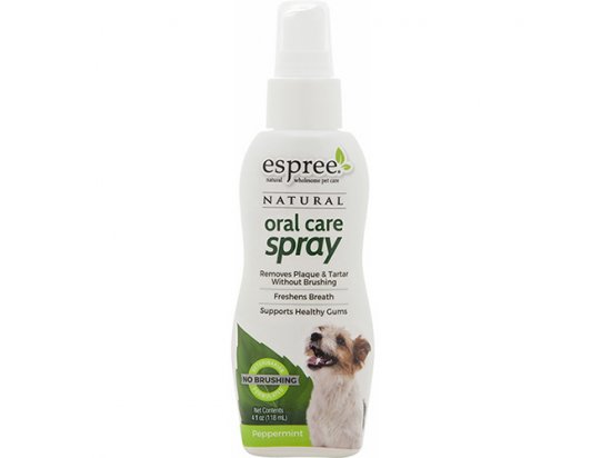 Фото - Espree Oral Care Peppermint Spray спрей для ухода за зубами с мятой для собак повседневная косметика Espree Oral Care Peppermint Spray спрей для ухода за зубами с мятой для собак