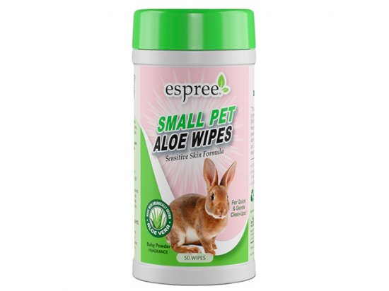 Фото - Espree SMALL PET WIPES ALOE VERA вологі серветки для дрібних тварин, 50 шт косметика Espree SMALL PET WIPES ALOE VERA вологі серветки для дрібних тварин, 50 шт