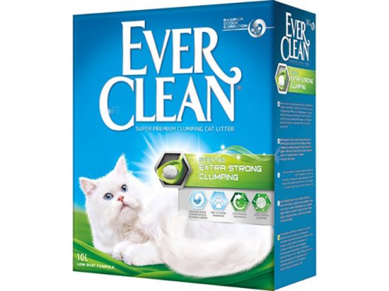 Фото - Ever Clean EXTRA STRONG наповнювач для котячого туалету, що грудкується, з ароматом наповнювачі Ever Clean EXTRA STRONG наповнювач для котячого туалету, що грудкується, з ароматом