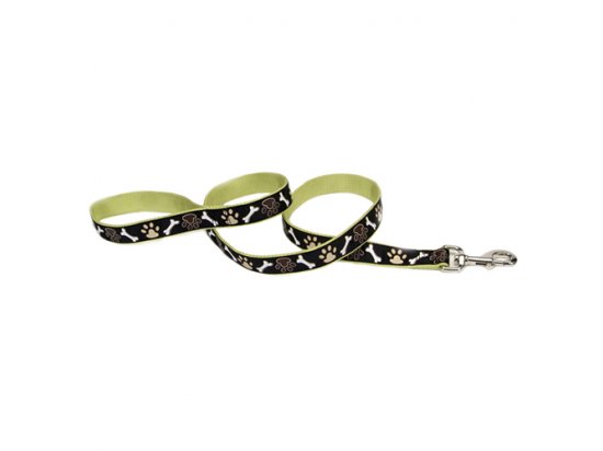 Фото - Coastal (Костал) Pet Attire Ribbon повідець для собак, КОРИЧНЕВІ ЛАПКИ амуніція Coastal (Костал) Pet Attire Ribbon повідець для собак, КОРИЧНЕВІ ЛАПКИ