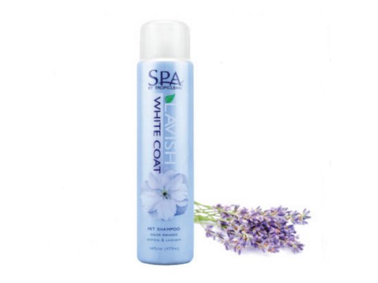 Фото - Tropiclean (Тропіклін) WHITE COAT SHAMPOO (БІЛА ШЕРСТЬ) шампунь для собак та котів повсякденна косметика Tropiclean (Тропіклін) WHITE COAT SHAMPOO (БІЛА ШЕРСТЬ) шампунь для собак та котів