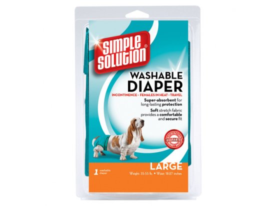 Фото - підгузки та трусики Simple Solution Washable Diaper - Гігієнічні труси багаторазового використання для собак