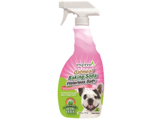 Фото - ESPREE (Еспрі) Oatmeal Baking-Soda Waterless Bath - Спрей для експрес очищення шкіри та шерсті собак з протеїнами вівса та харчовою содою повсякденна косметика ESPREE (Еспрі) Oatmeal Baking-Soda Waterless Bath - Спрей для експрес очищення шкіри та шерсті собак з протеїнами вівса та харчовою содою